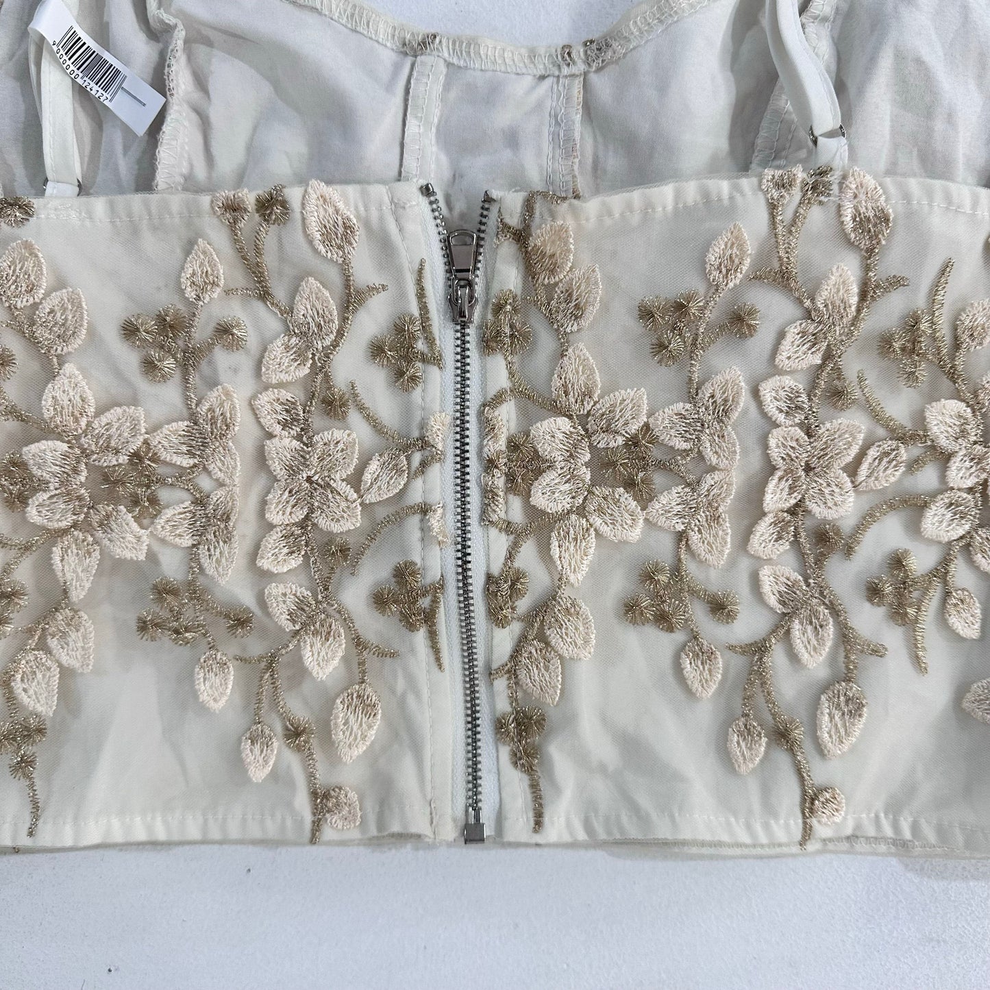 Feminine Embroidered Corset/Bustier