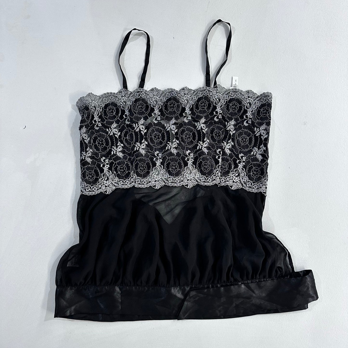 Feminine Embroidered Satin LingaDore Tank/Cami