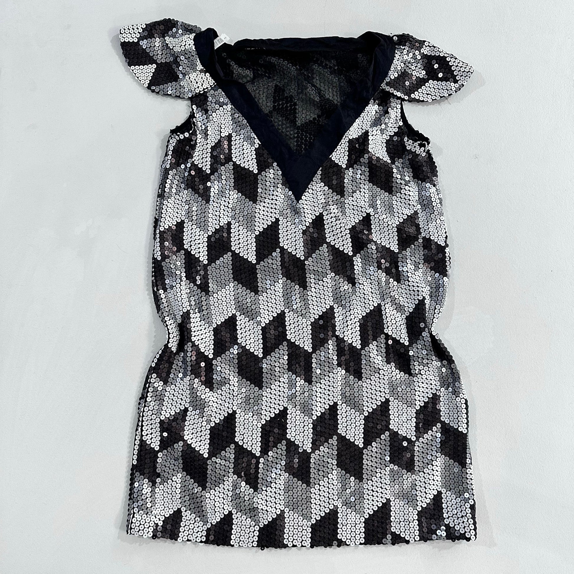 Y2K Sequins Mesh Dress