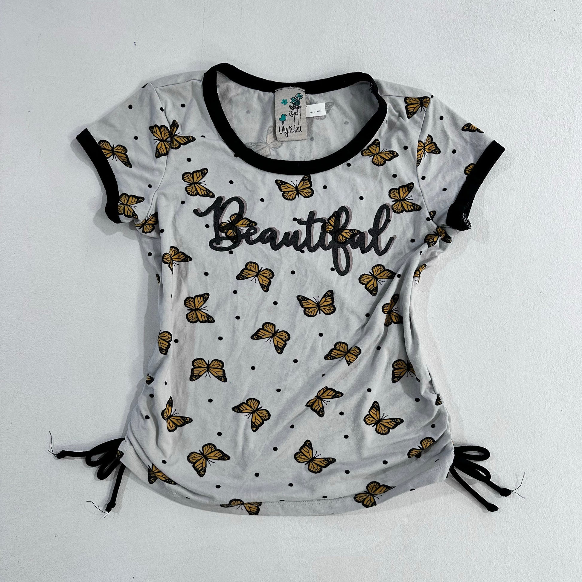 Y2K Butterfly Printed T-Shirt