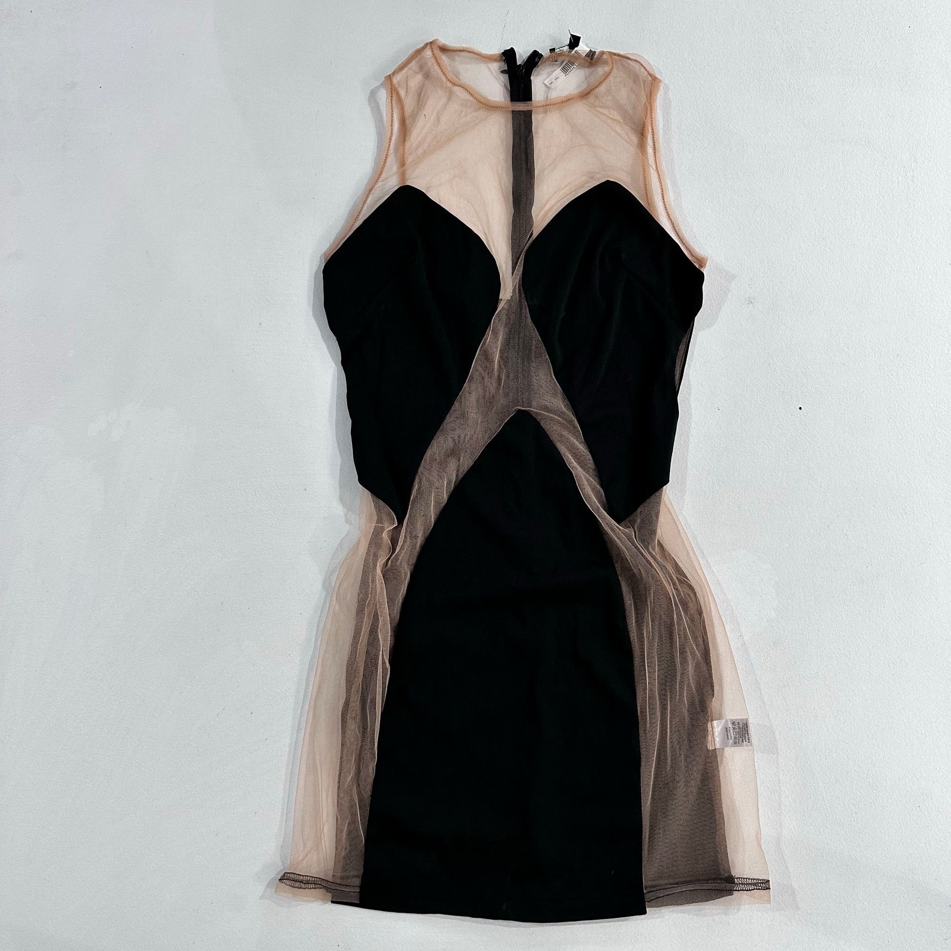 Baddie Sheer Bodycon Mini Bodycon Dress