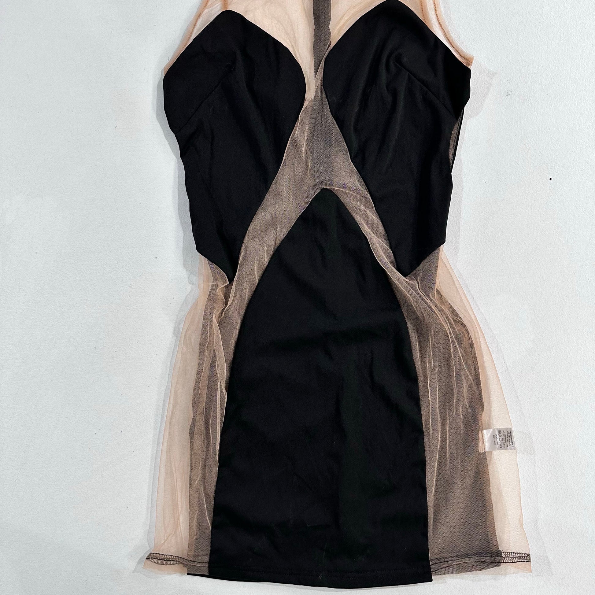 Baddie Sheer Bodycon Mini Bodycon Dress