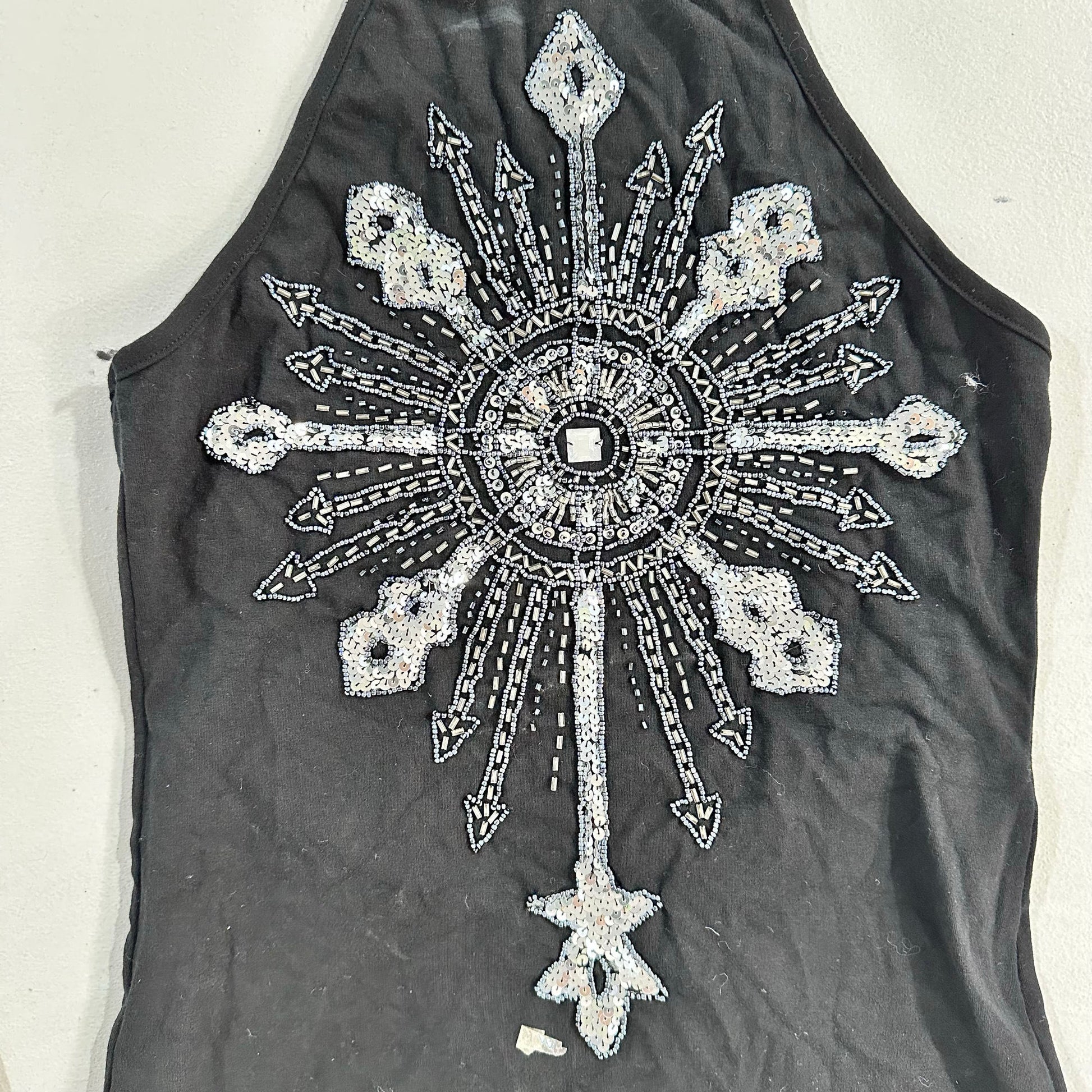 Y2K Beaded Sequins Tank/Cami
