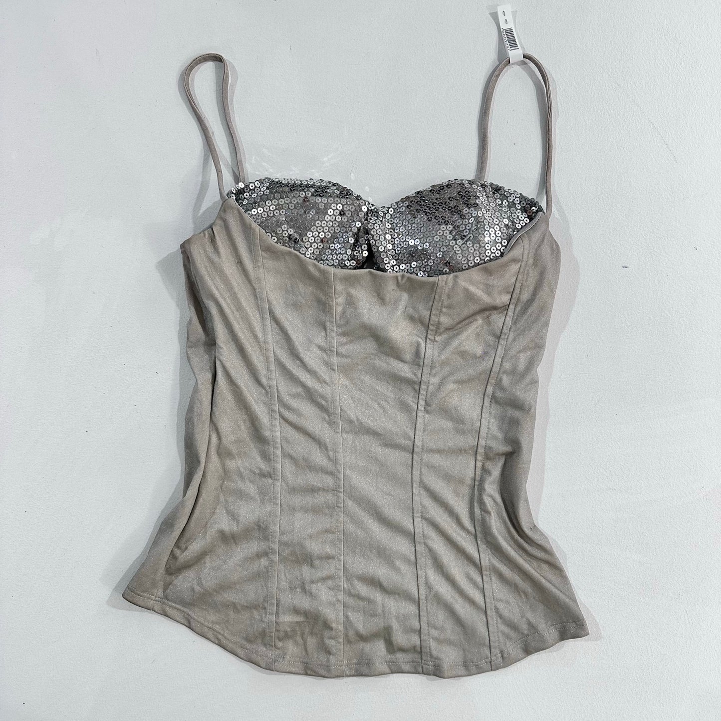 USA Y2K Sequins Metallic Cristina Corset/Bustier