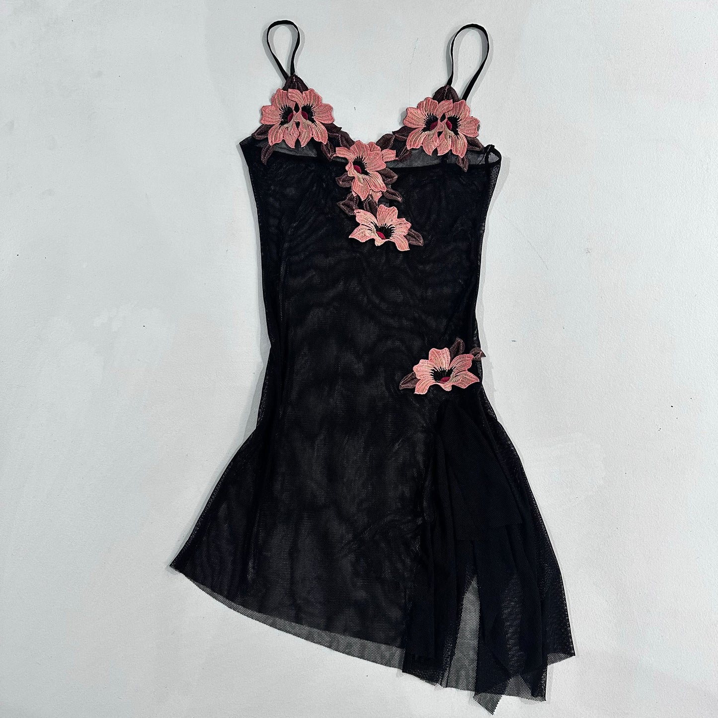 Y2K Mesh Slip Dress
