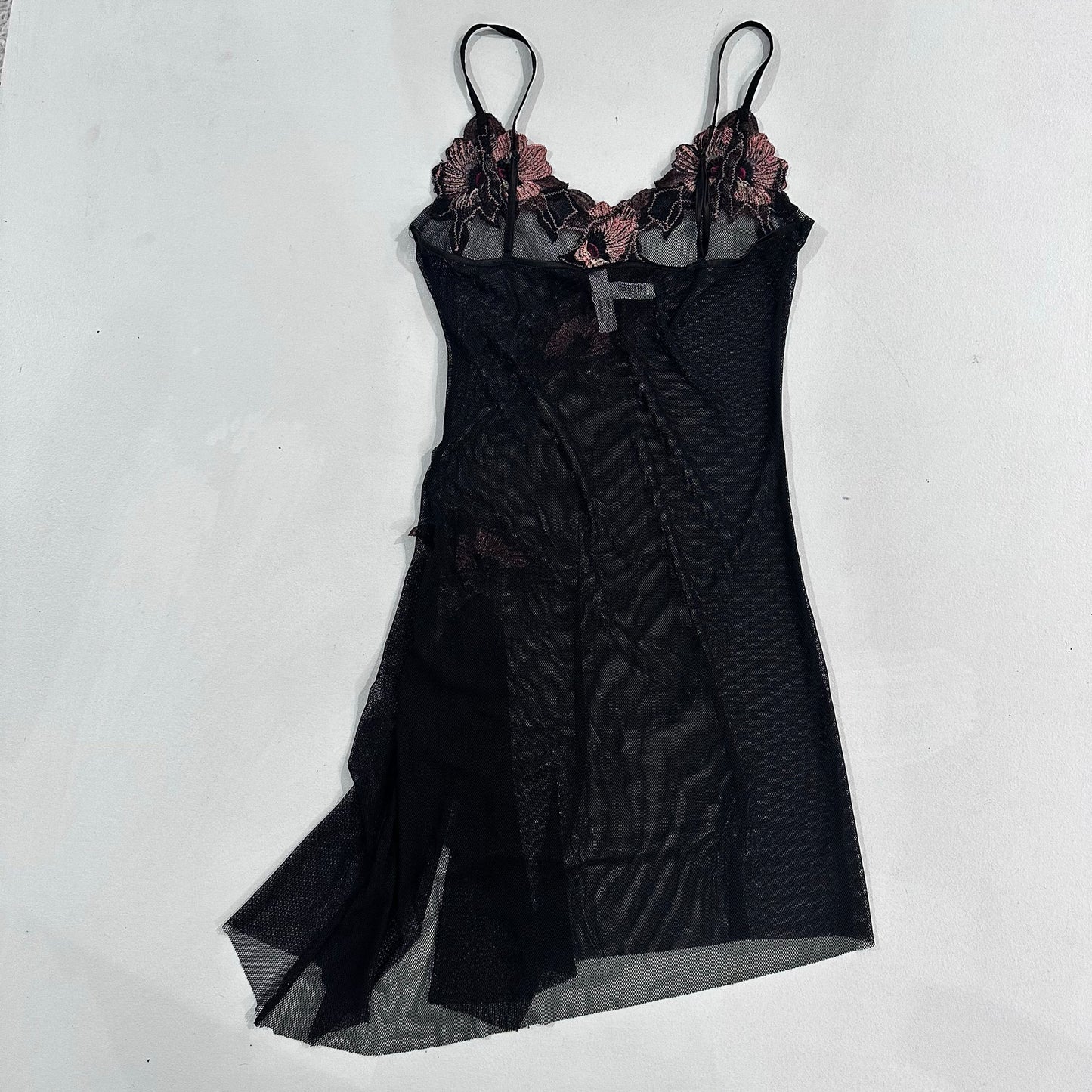 Y2K Mesh Slip Dress