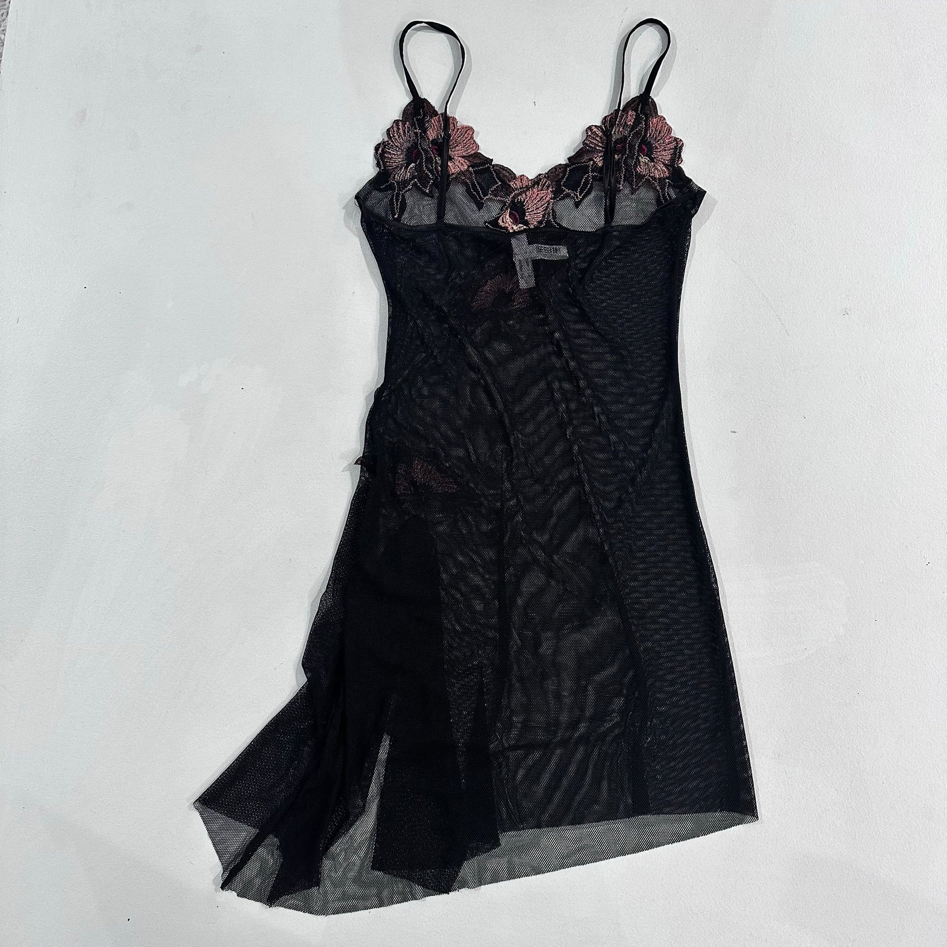 Y2K Mesh Slip Dress
