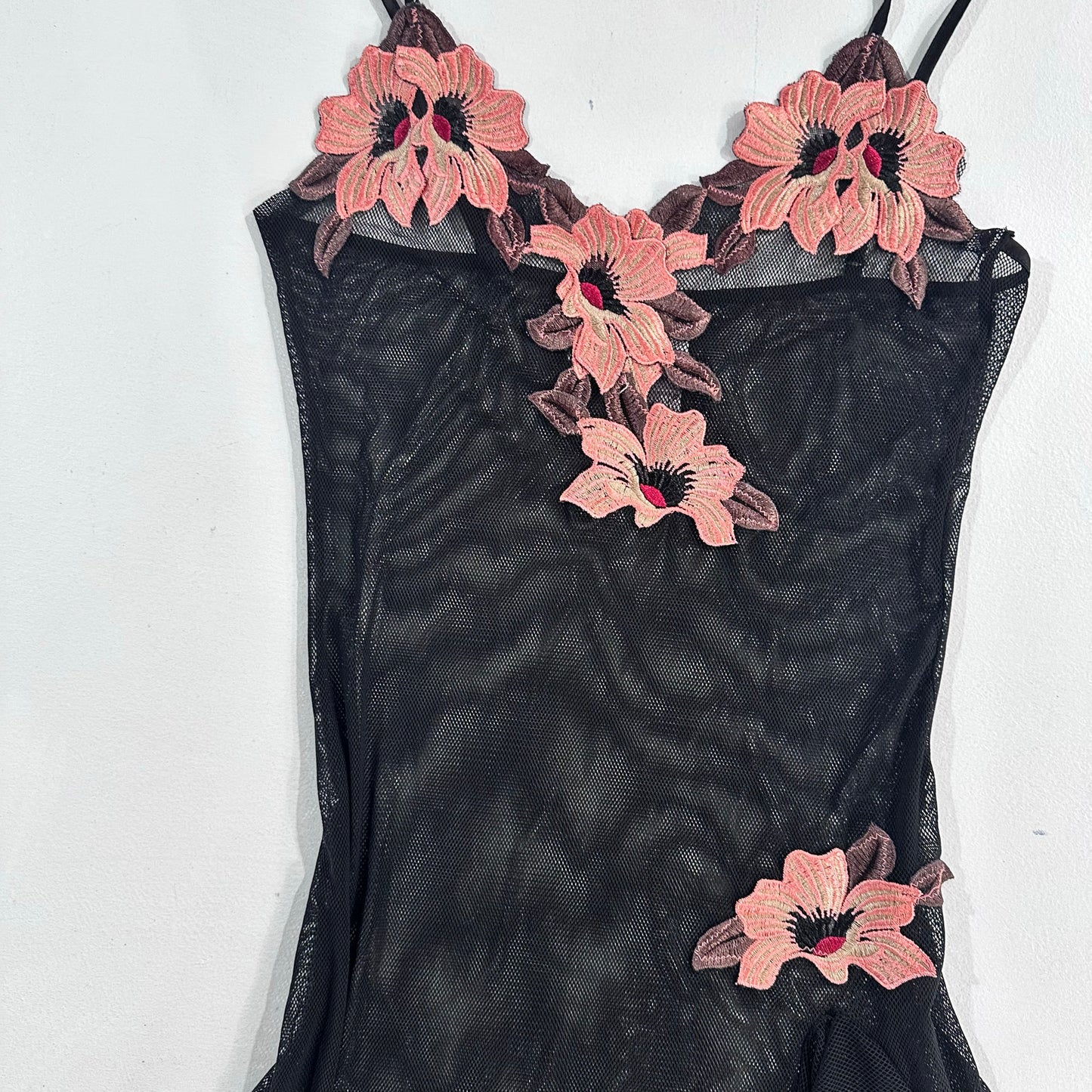 Y2K Mesh Slip Dress