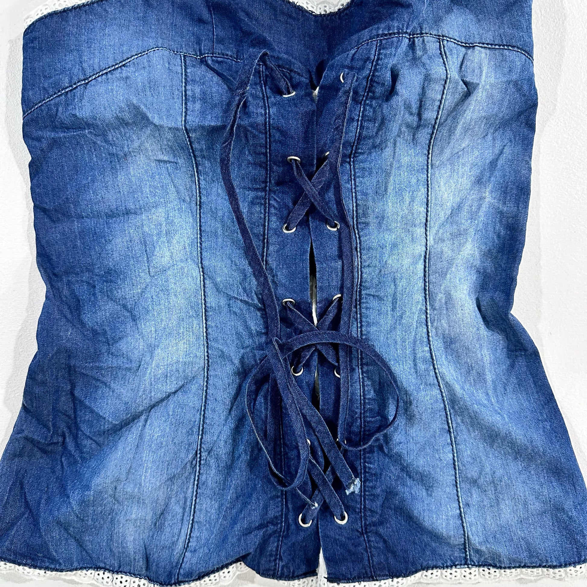 Turkey Y2K Lace-Up Corset/Bustier