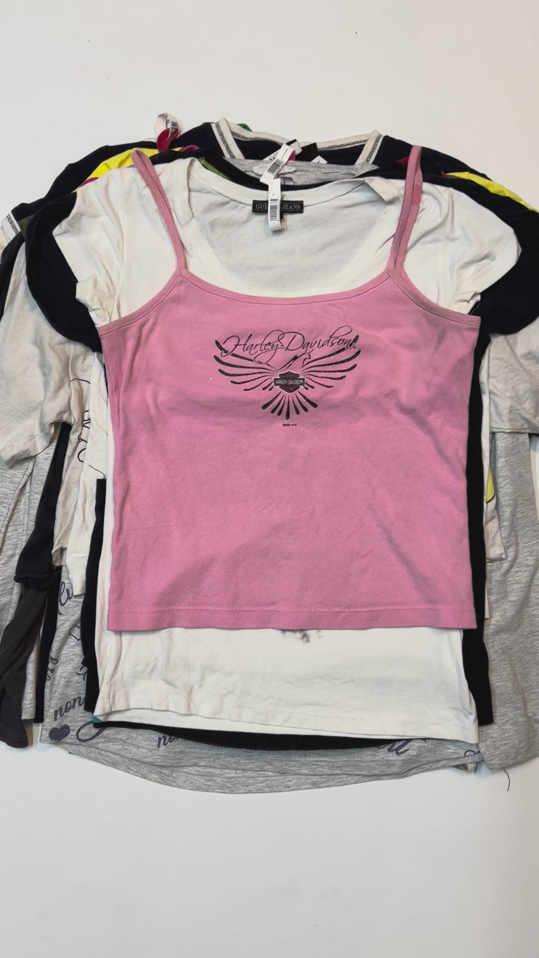 Y2K T-Shirt Wholesale Video Lot | TEST-057 exact garments