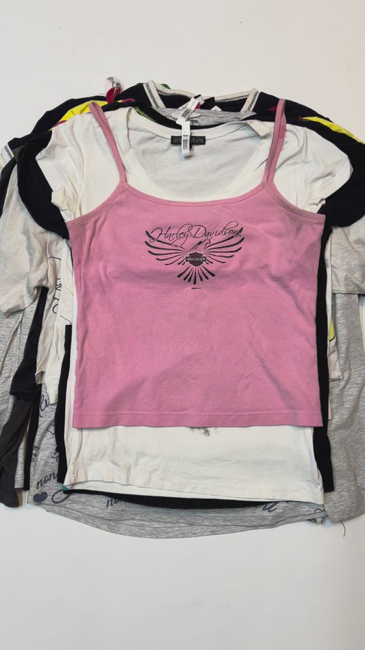 Y2K T-Shirt Wholesale Video Lot | TEST-057 exact garments