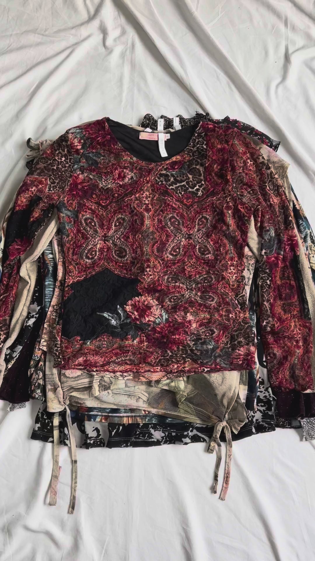 Y2K Blouse Video Lot | TEST-013