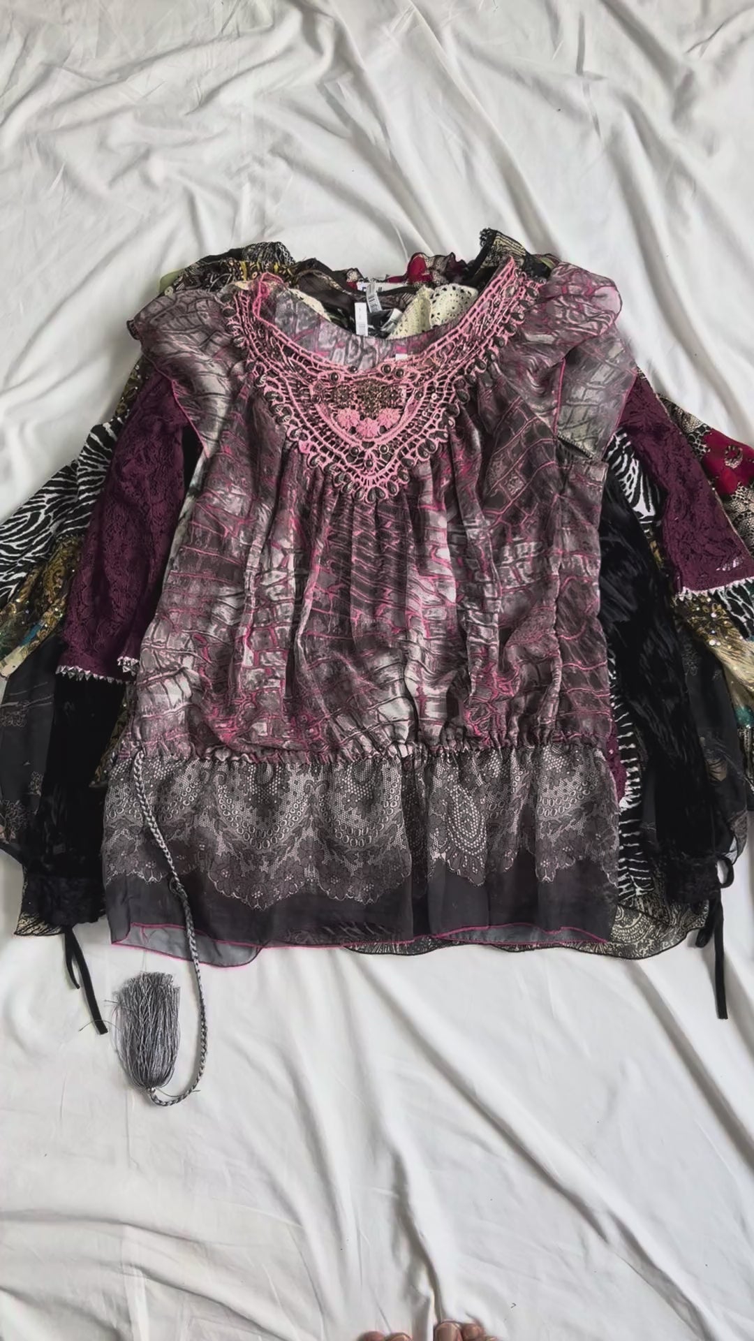 Y2K Blouse Wholesale Video Lot | TEST-015 exact garments