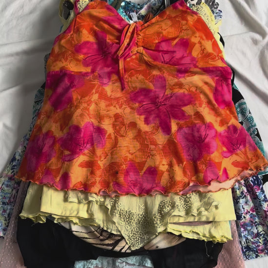 Y2K Cami Top Wholesale Video Lot | TEST-020 exact garments