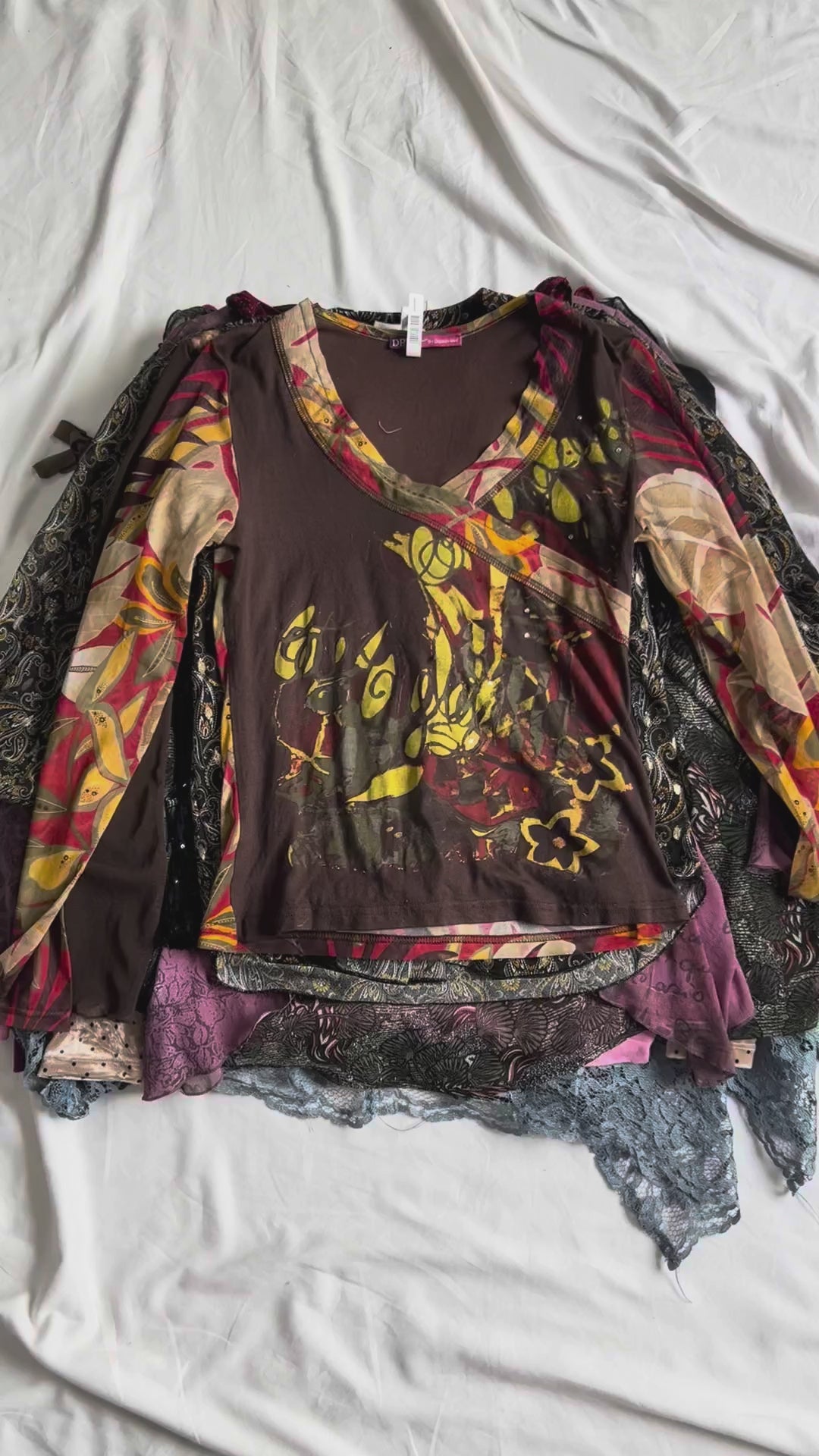 Y2K Blouse Video Lot | TEST-012