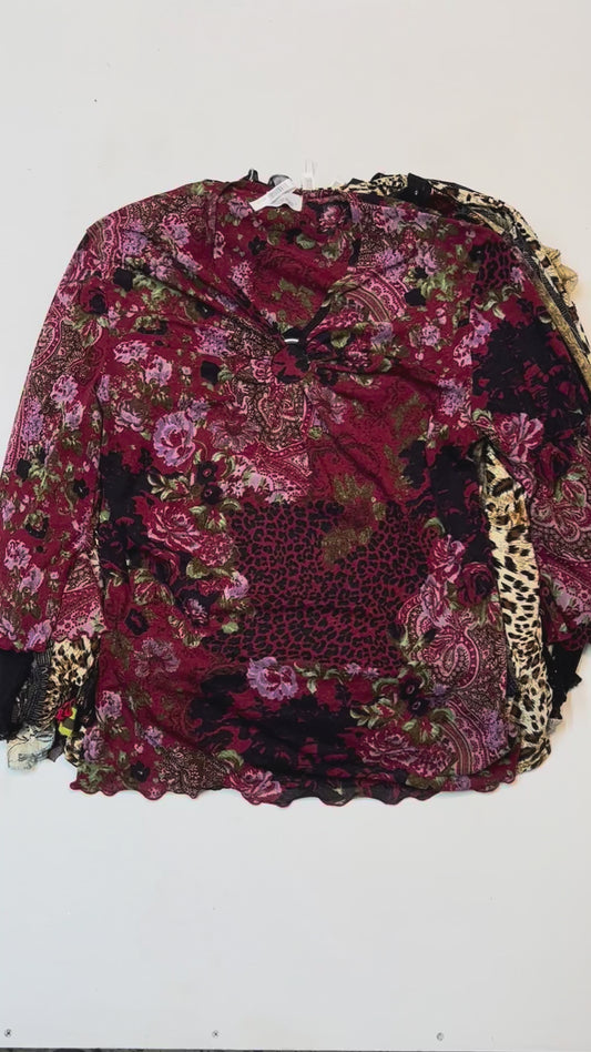 Y2K Blouse Wholesale Video Lot | TEST-035 exact garments