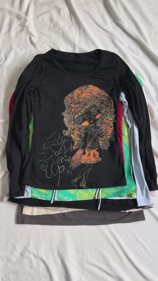 Y2K T-Shirt Wholesale Video Lot | TEST-024 exact garments