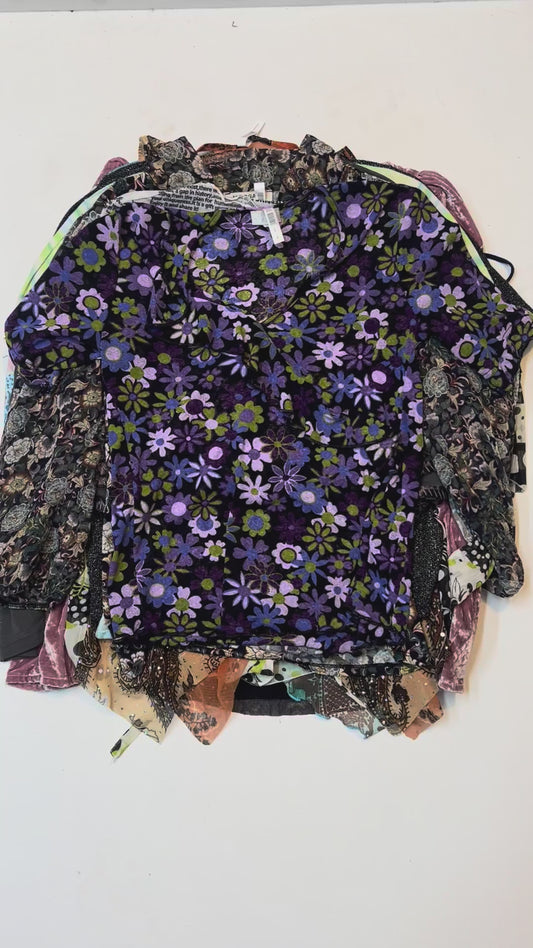 Y2K Blouse Wholesale Video Lot | TEST-036 exact garments