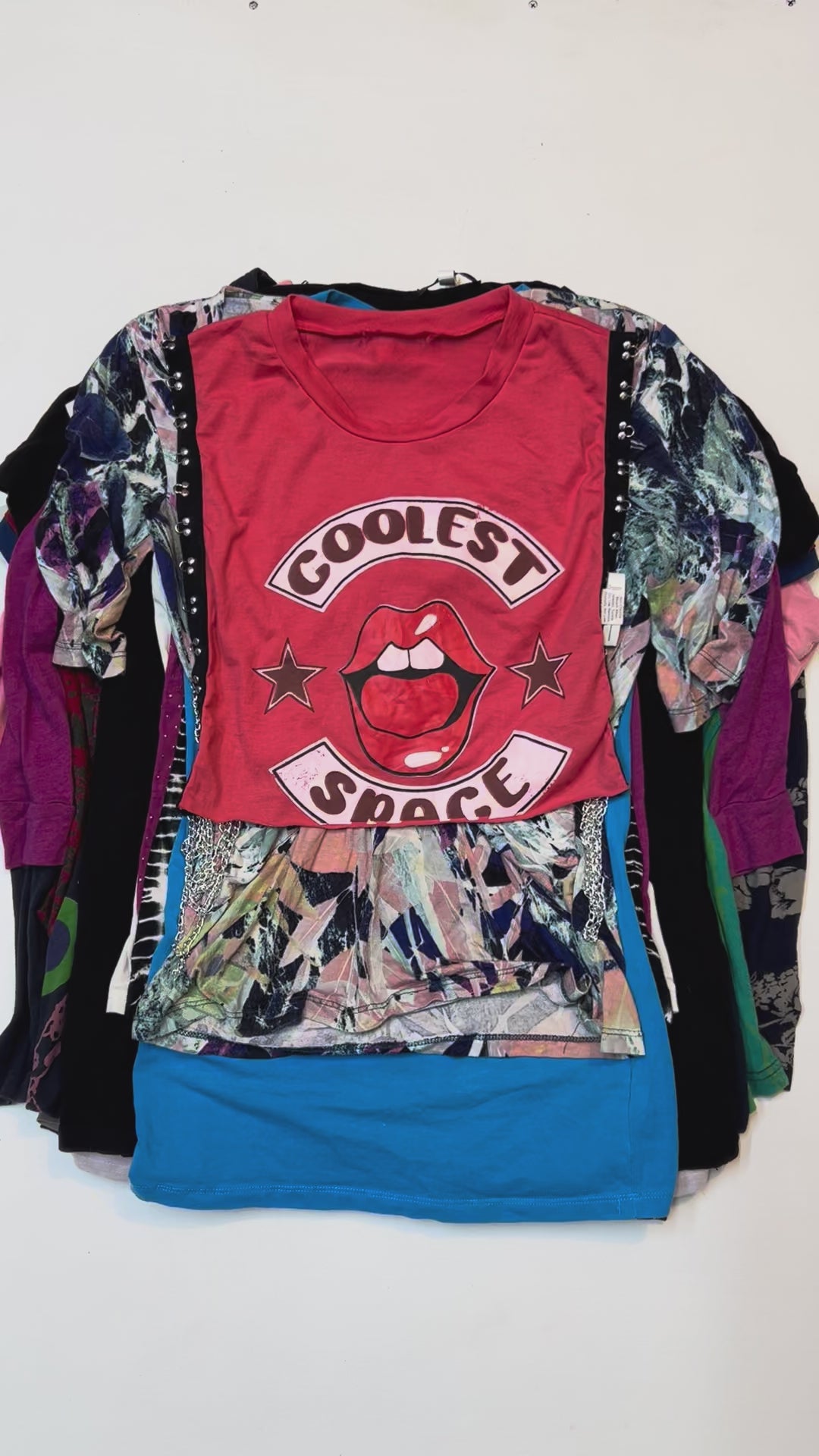 Y2K T-Shirt Wholesale Video Lot | TEST-054 exact garments