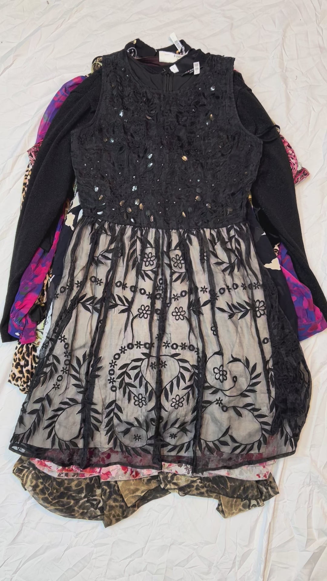 Y2K Dress Wholesale Video Lot | TEST-053 exact garments