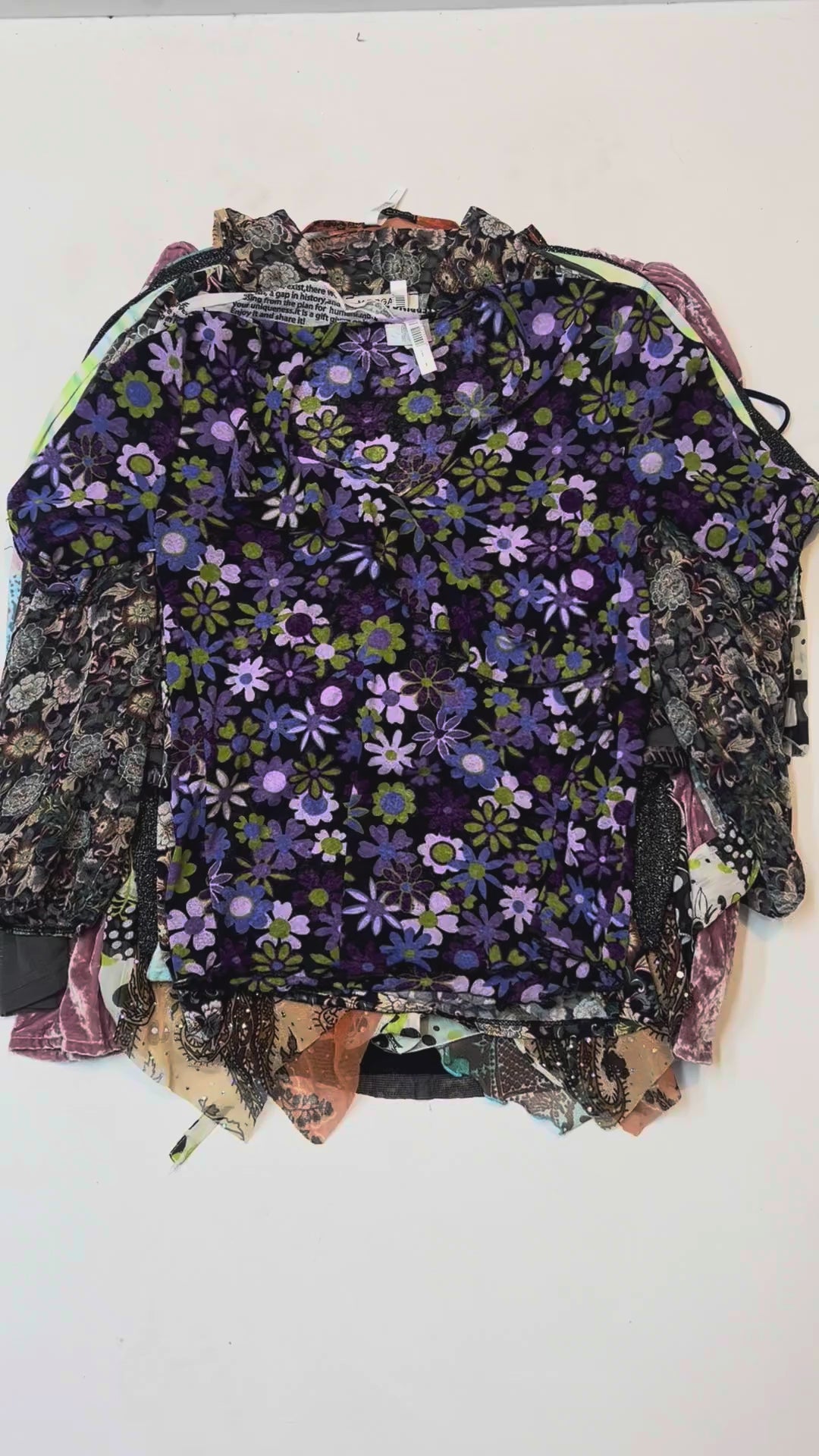 Y2K Blouse Video Lot | TEST-036