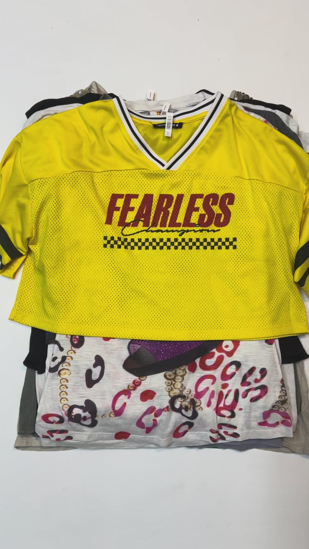 Y2K T-Shirt Wholesale Video Lot | TEST-055 exact garments
