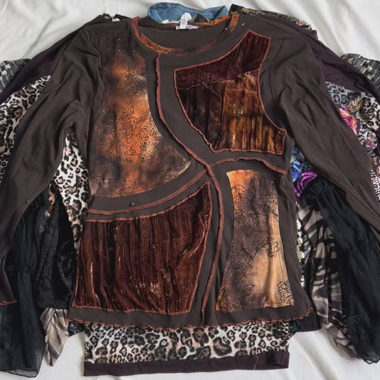 Y2K Blouse Wholesale Video Lot | TEST-016 exact garments