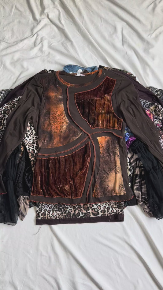 Y2K Blouse Wholesale Video Lot | TEST-016 exact garments