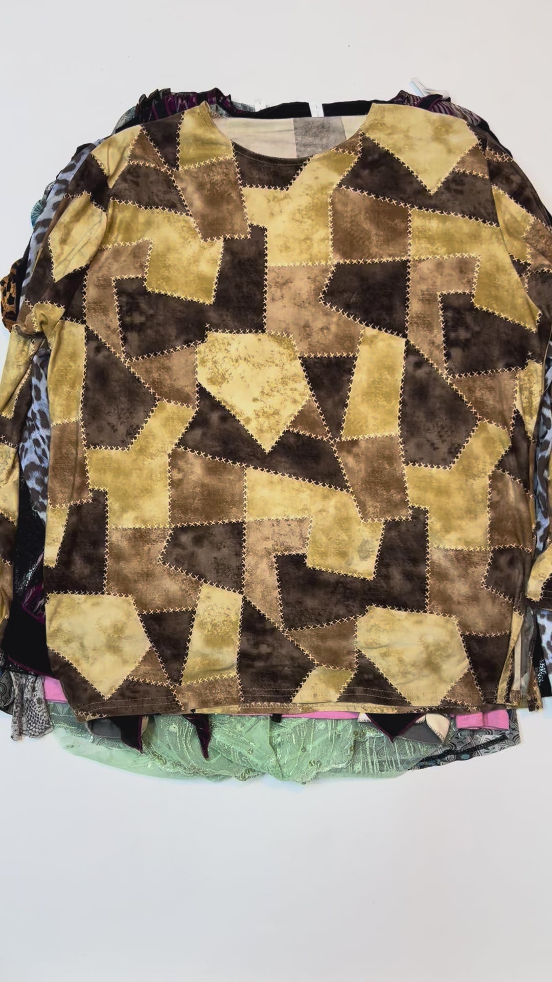 Y2K Blouse Wholesale Video Lot | TEST-061 exact garments
